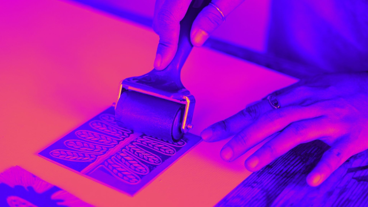 Klub Fredag – linoleumstryk