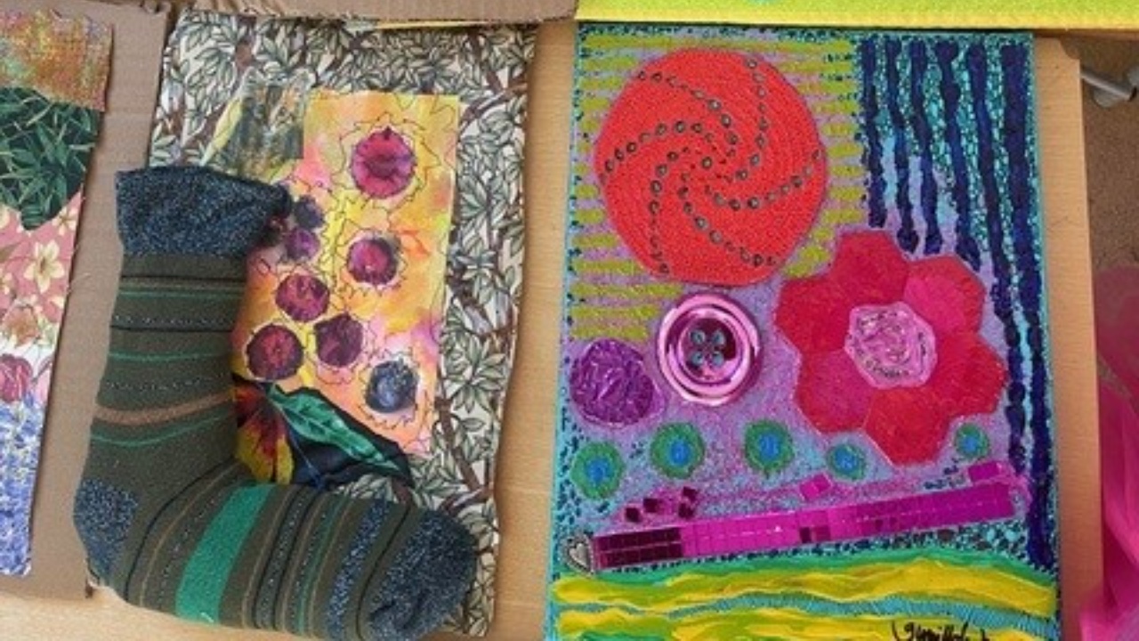 Decoupage med tekstiler